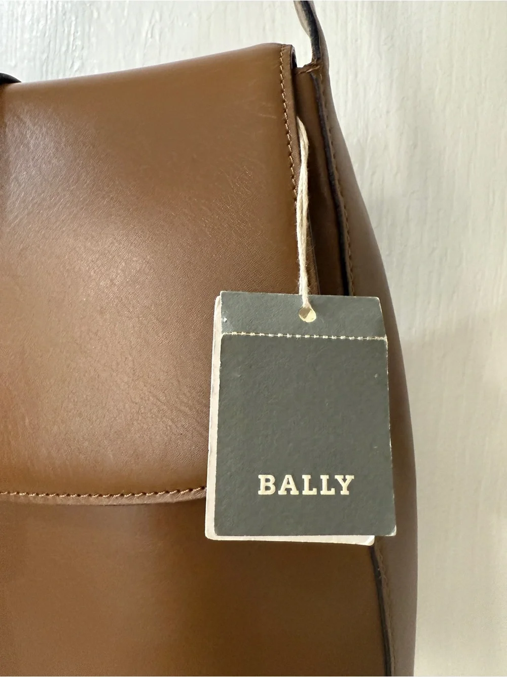 Bally Chestnut Leather Crossbody Bag